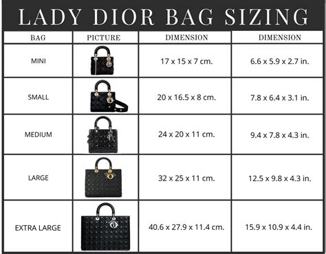 large lady dior review|Lady Dior bag size chart.